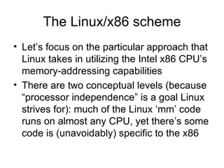 Memory management in linux | PPT
