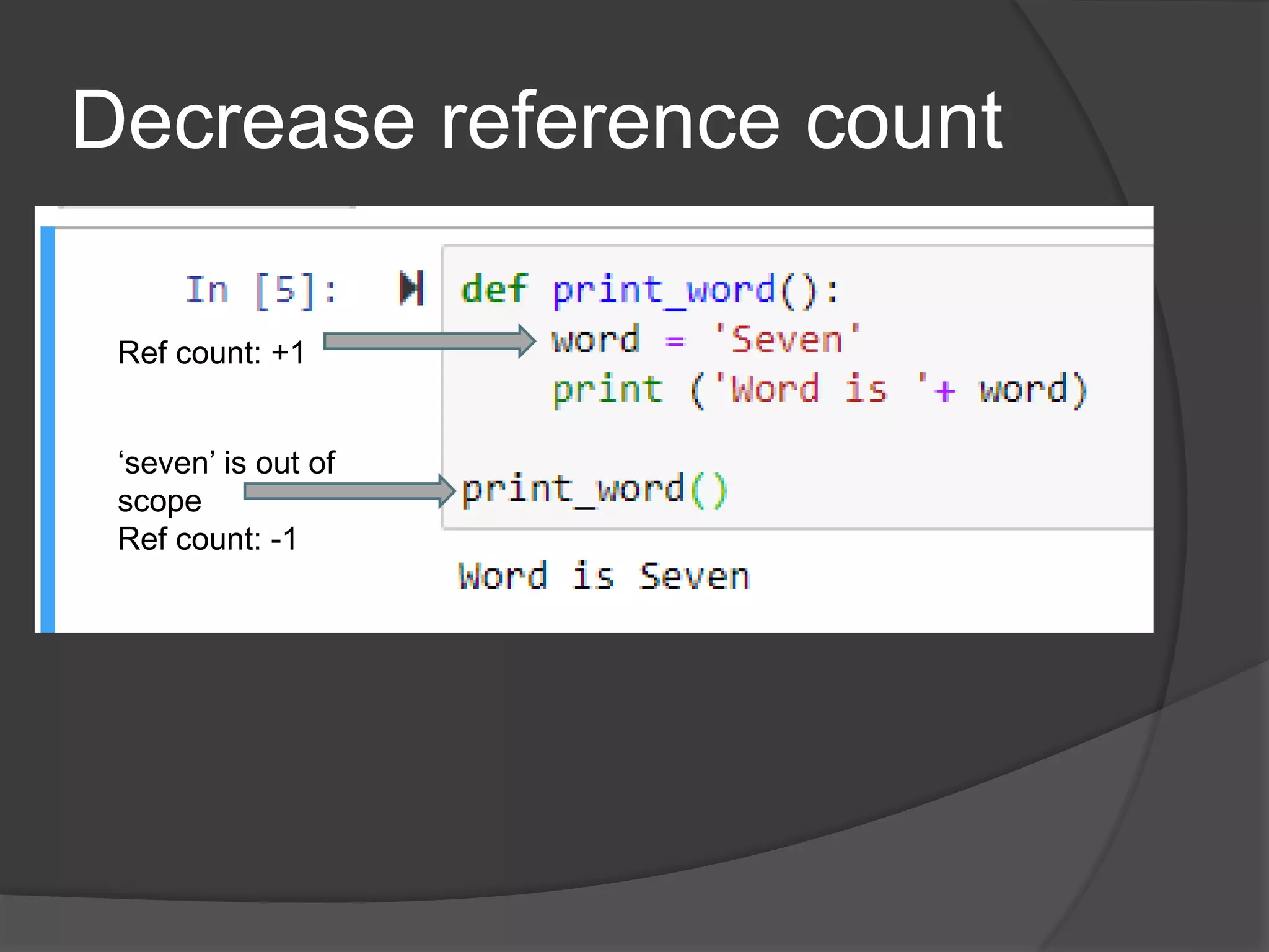 Memory management in python | PPTX | Operating Systems | Computer ...