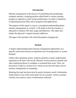 Memory management in_windows_os | PDF