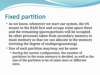 Comprehensive Overview of Memory Management Techniques in Operating ...