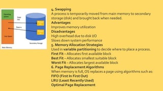 memory management in os ppt ............ | PDF