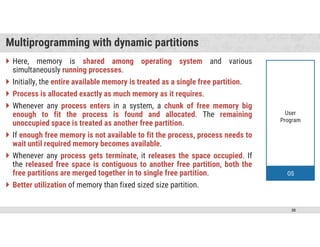 Comprehensive Overview of Memory Management in Operating Systems | PDF
