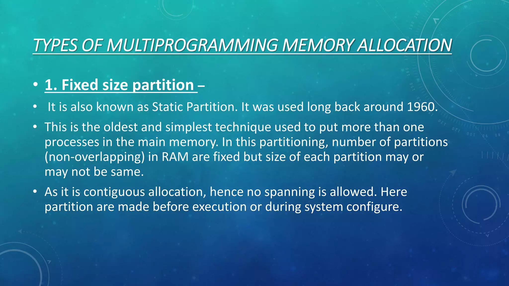 Memory management ppt | PPTX