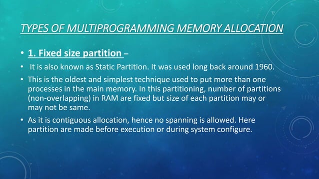 Memory management ppt | PPTX
