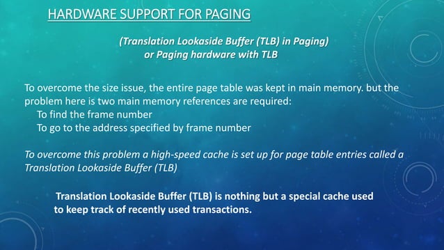 Memory management ppt | PPT