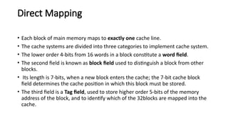 Comprehensive Overview of Memory Management and Cache Mapping ...