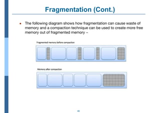Memory Management(MM) in operating system | PDF
