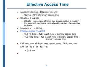 Memory Management(MM) in operating system | PDF