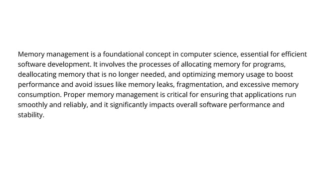 Efficient Memory Management with Data Structures - Hiike | PDF