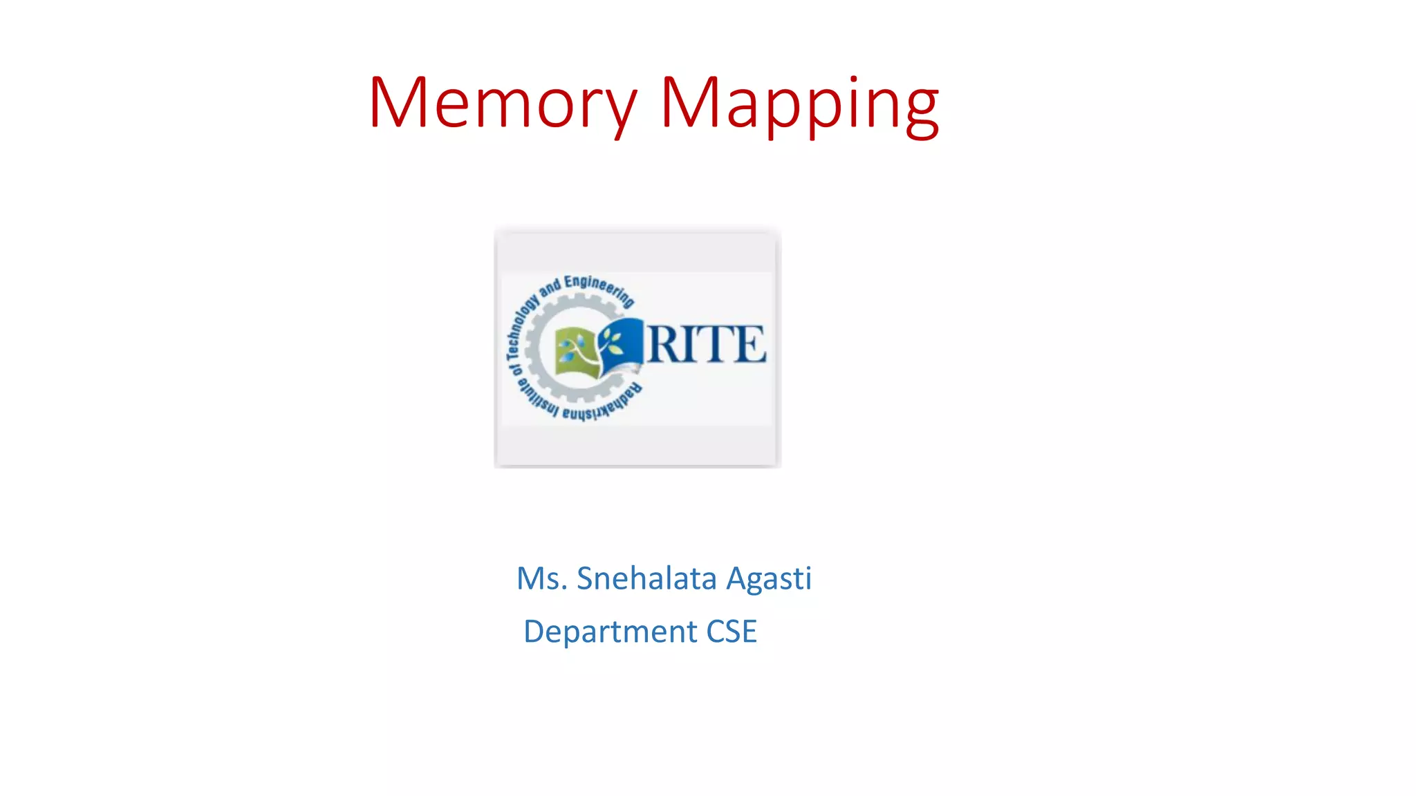 Memory mapping | PDF