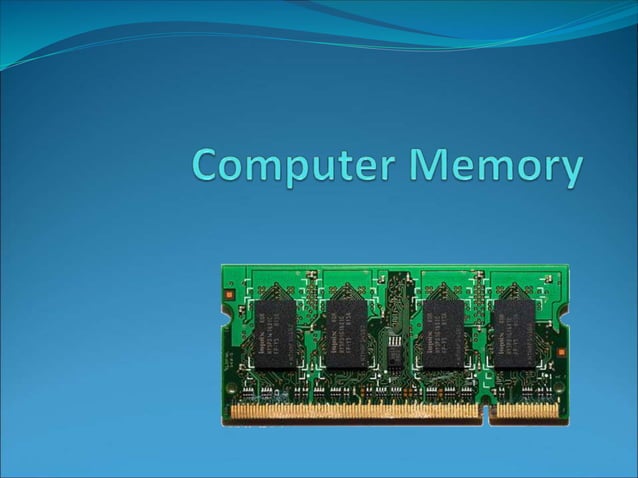 Computer Memory | PPT