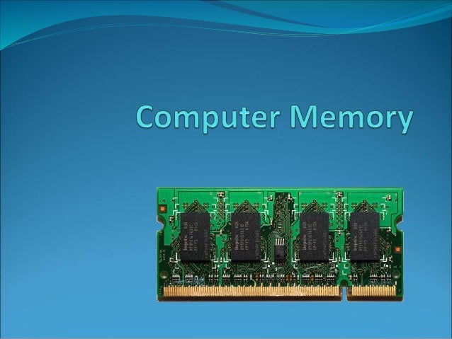 computer memory ppt presentation download