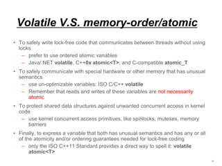 C Volatile Memory model | PPTX
