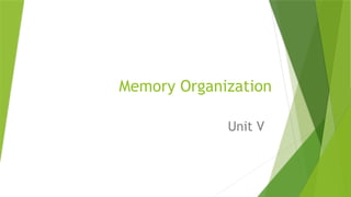 computer Memory Organization and Types of memory | PPTX