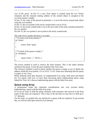 e computer notes - Memory organization | DOC