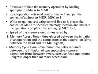 Memory organization | PPTX