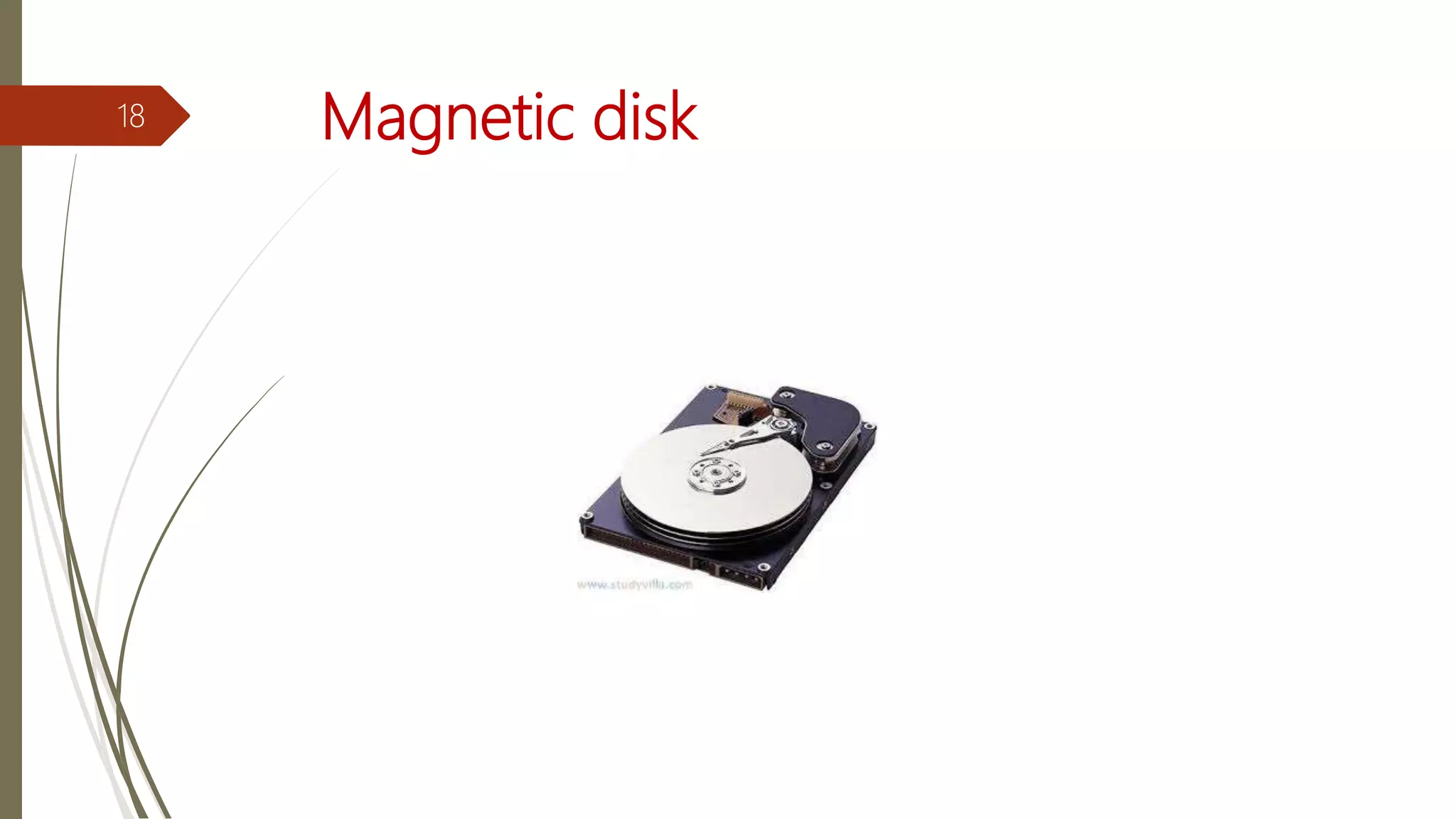 Magnetic disk18
 