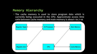 Memory organization in computer architecture | PPTX | Computing ...