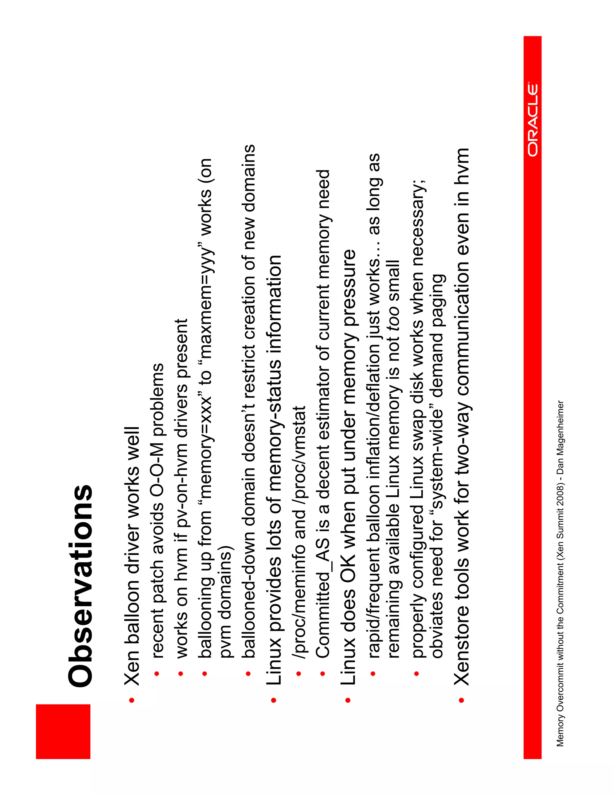 XS Boston 2008 Memory Overcommit