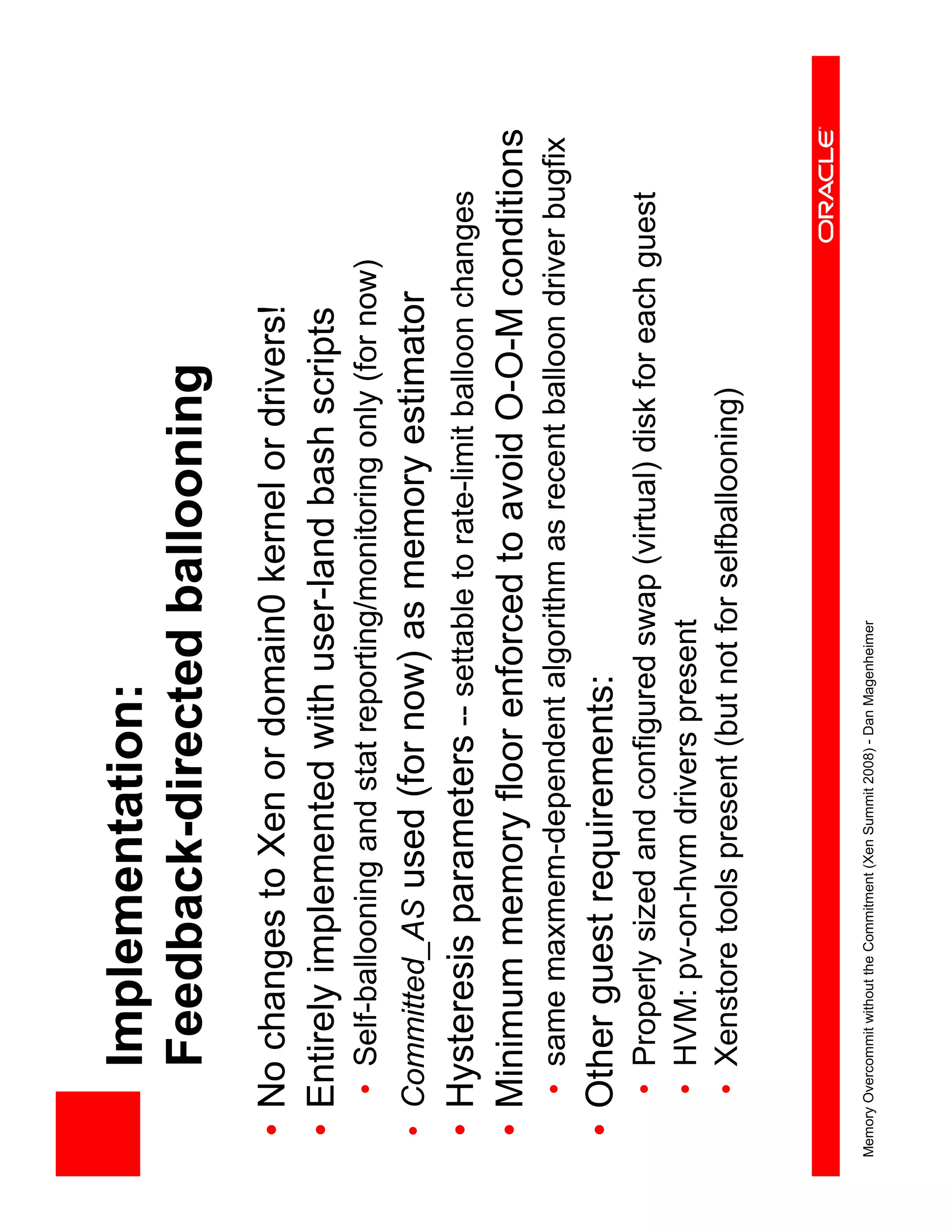 XS Boston 2008 Memory Overcommit