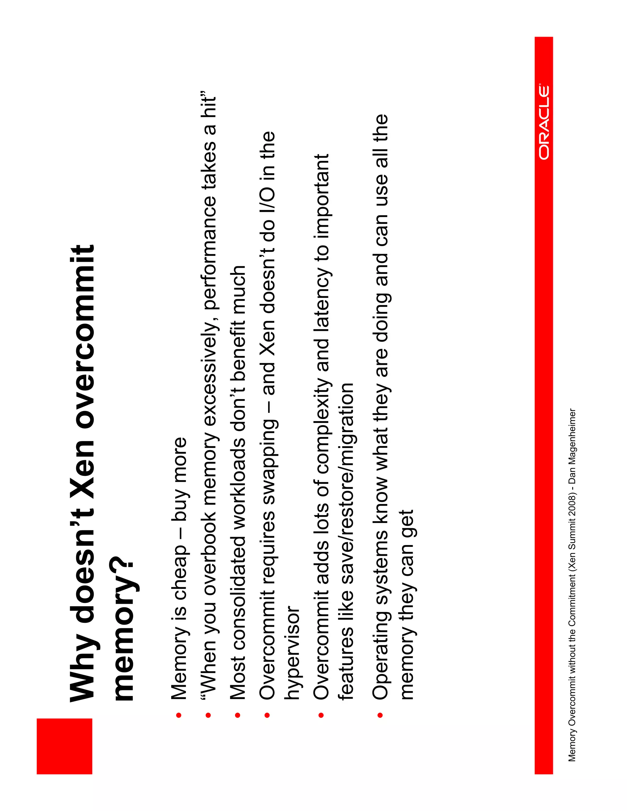 XS Boston 2008 Memory Overcommit