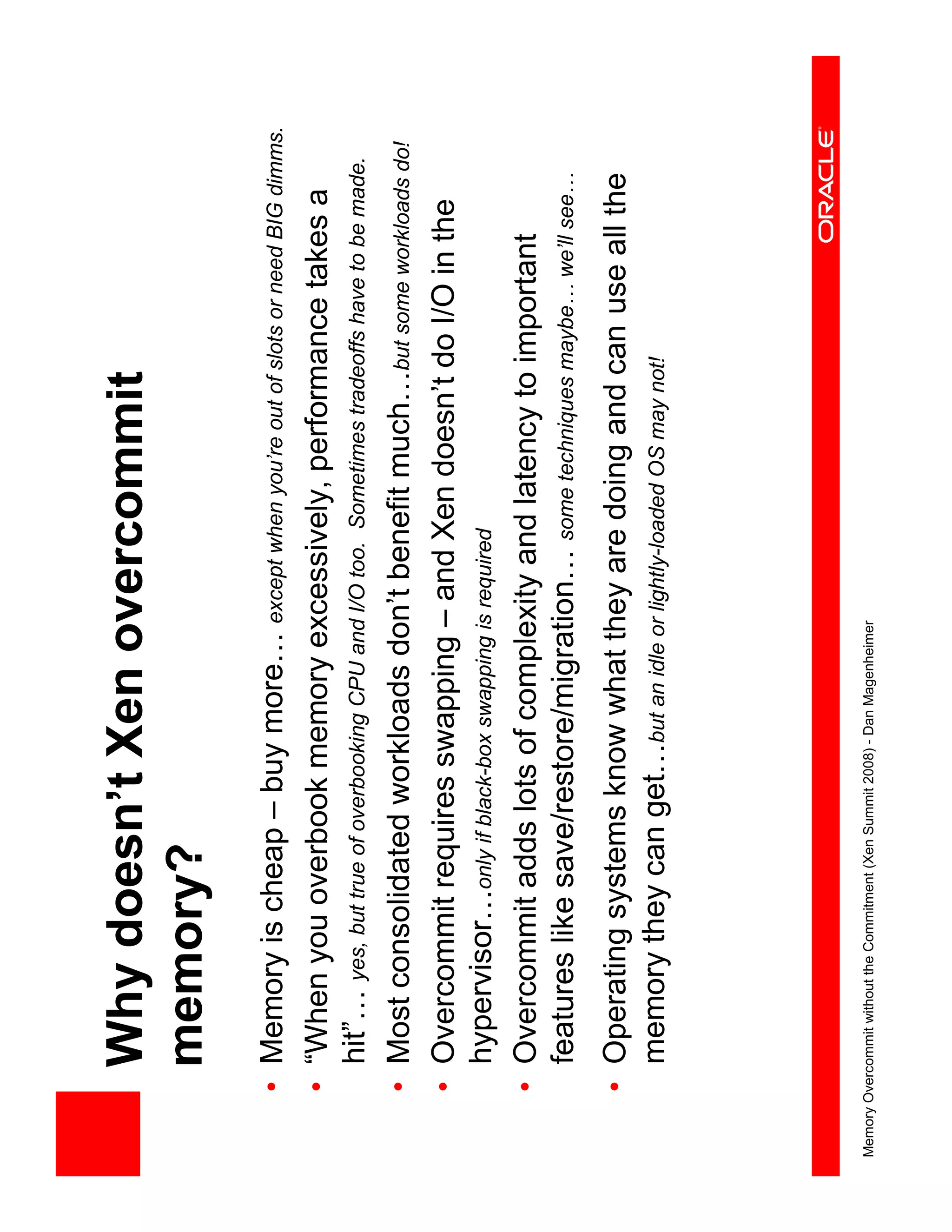 XS Boston 2008 Memory Overcommit