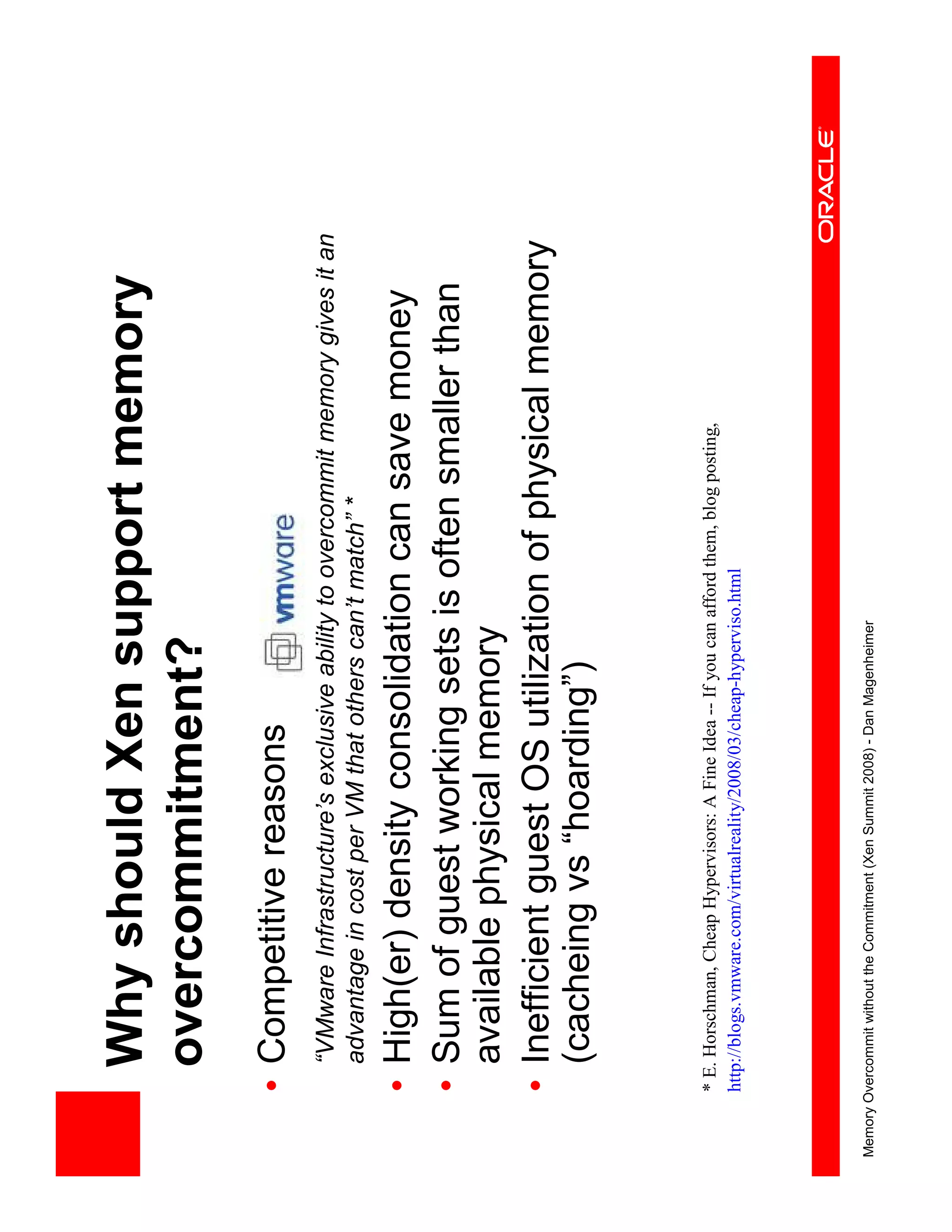 XS Boston 2008 Memory Overcommit