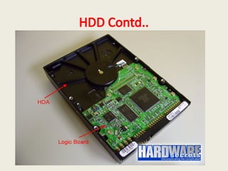 HDD Contd..
 