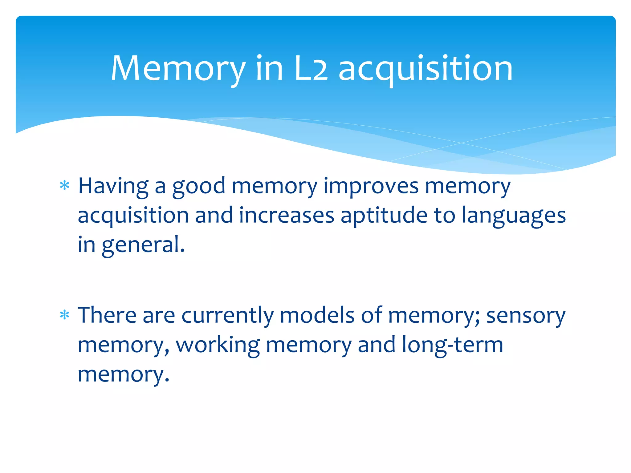 Memory ppt | PPT