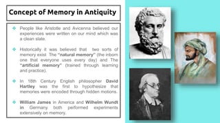 Memory Ancedote Memory presentation psychology | PPTX