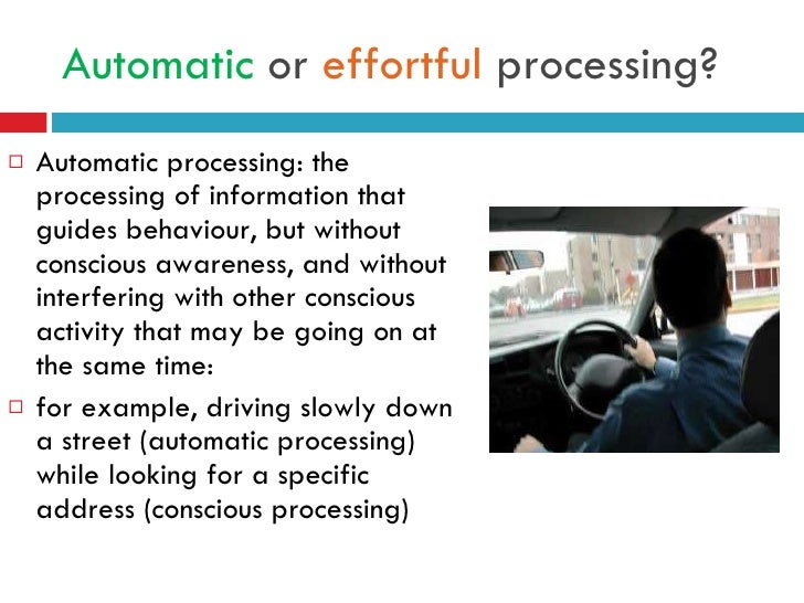 effortful processing effortful processing