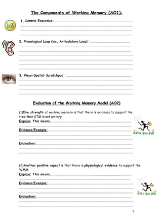 Working Memory Classroom Guide.pdf Memory revision booklet | PDF