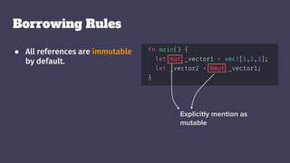 Memory safety in rust | PPTX