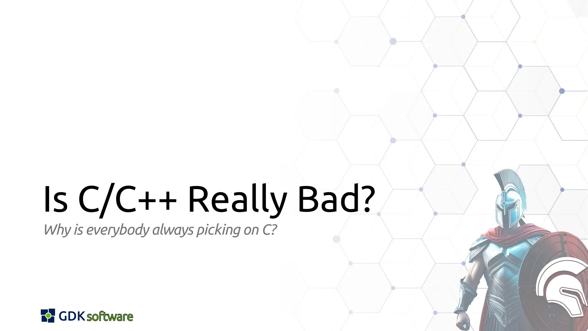 Is C/C++ Really Bad?
Why is everybody always picking on C?
 