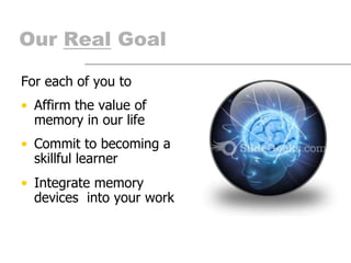 Memory Secrets Memory secrets1 | PPTX