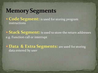 Memory segmentations | PPTX