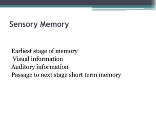 Memory skills | PPTX