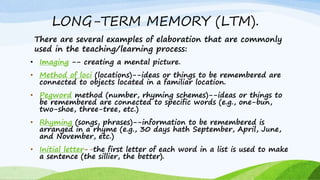 Memory slide | PPTX