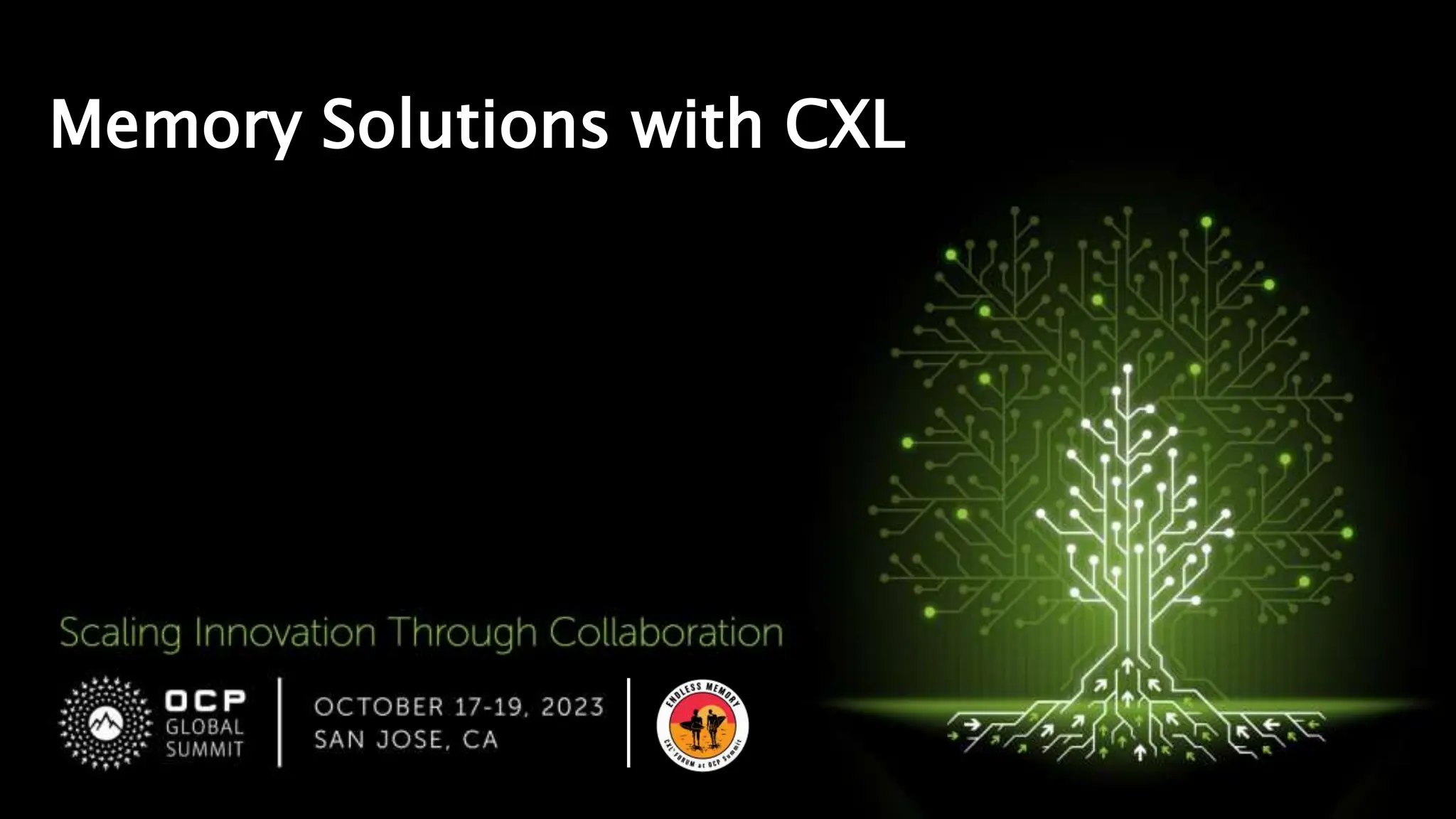 Memory Solutions with CXL
 