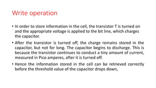 Transitor Store Memory memory system notes.pptx