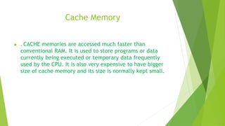 Memory system of a compture | PPTX