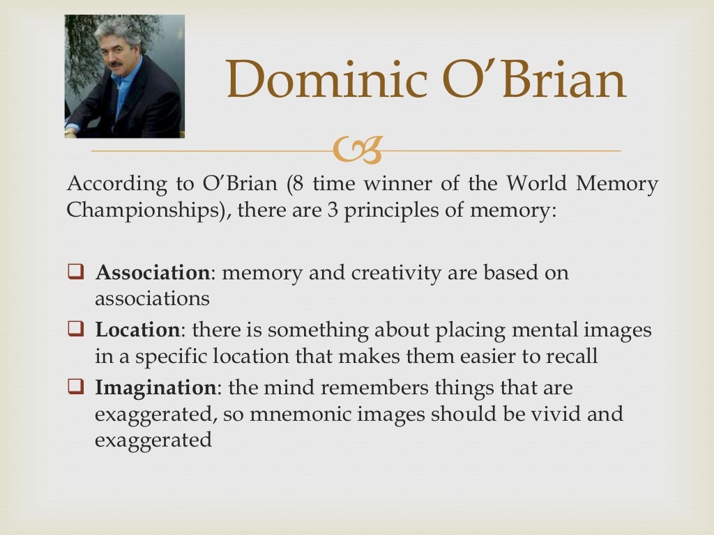 memory master techniques