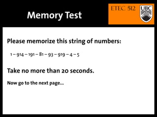 Memory Test