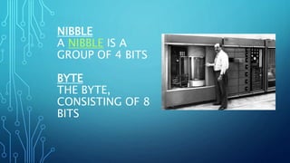 unit of memory measurement Bit, Byte,KB,MB,GB,TB,PB | PPTX | Data ...