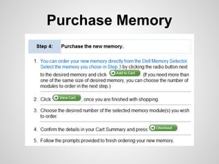 Purchase Memory
 
