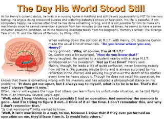 The Day His World Stood StillThe Day His World Stood Still
 