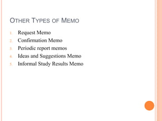 Memo PPTX