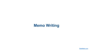 Memo Note Powerpoint Memo Writing.pptx