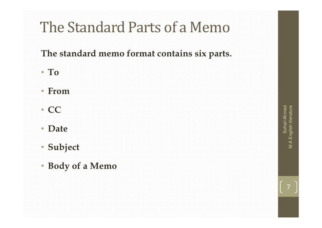 memo cc