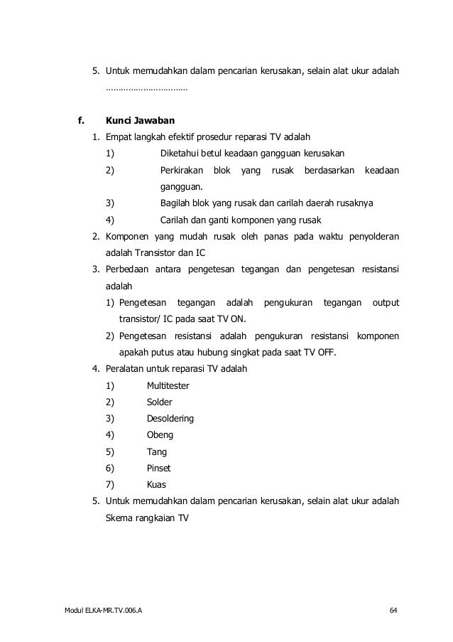 Memperbaiki reparasi televisi_ok